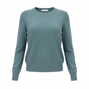 Vince Teal Crew Neck Sweater 100% cashmere